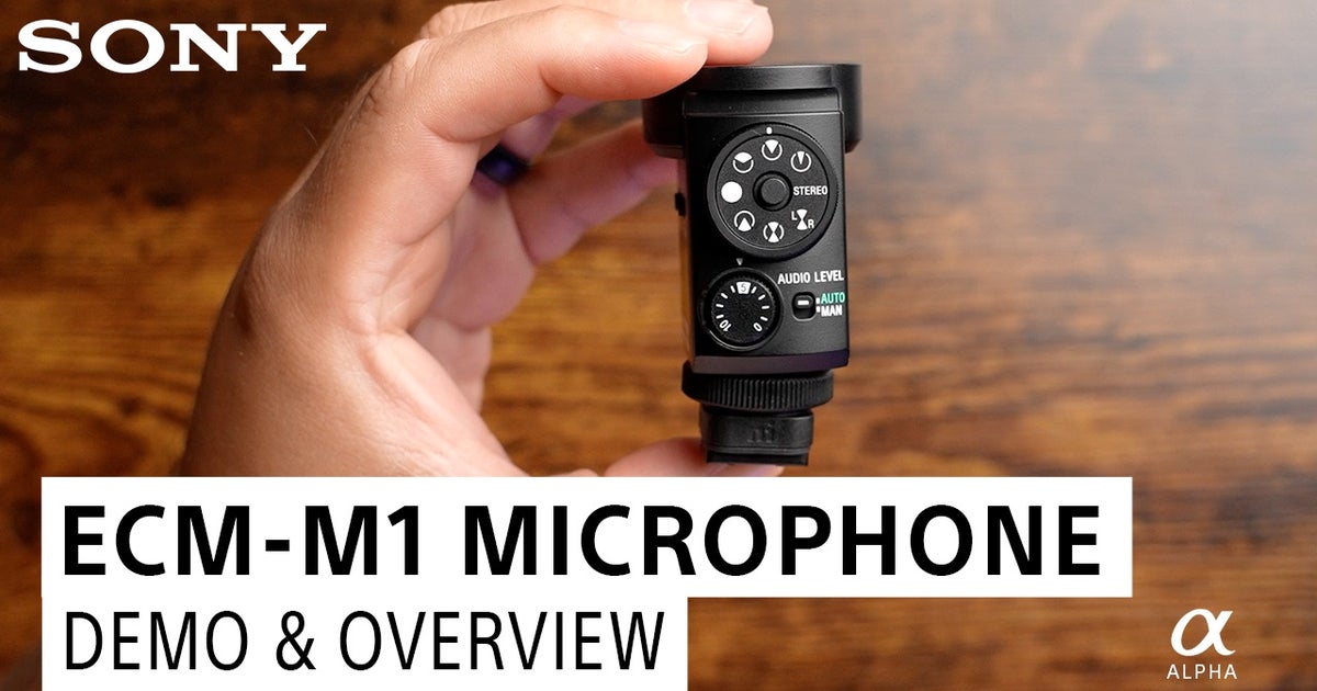 A First Look At The New Sony ECM-M1 Microphone | Sony | Alpha Universe A First Look At The New Sony ECM-M1 Microphone | Sony | Alpha Universe